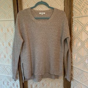 Madewell sweater with side zips